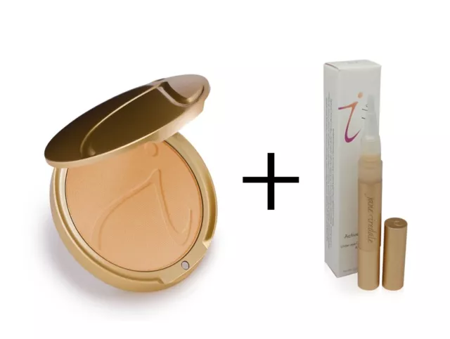 Jane Iredale Active Light UnderEye Concealer - #5 + Pressed Powder -Honey Bronze