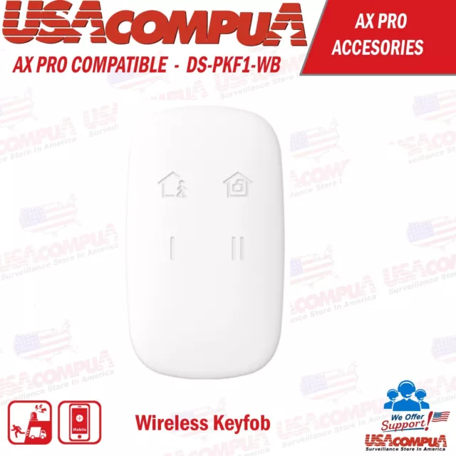 Hikvisiom DS-PKF1-WB (AX PRO) Remote Control for Alarm Panel
