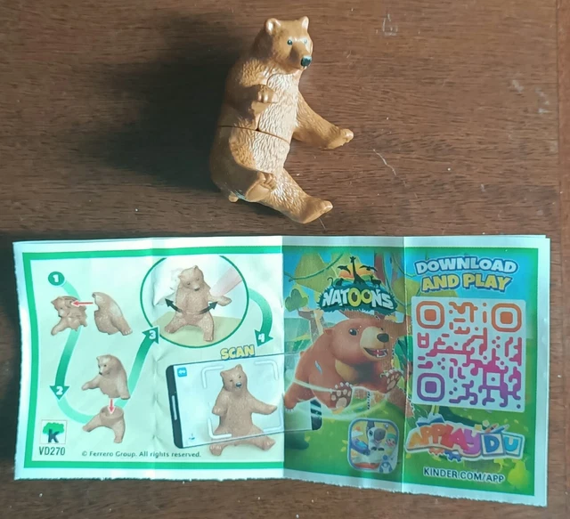 kinder italia animali (2023) VT270 - Orso