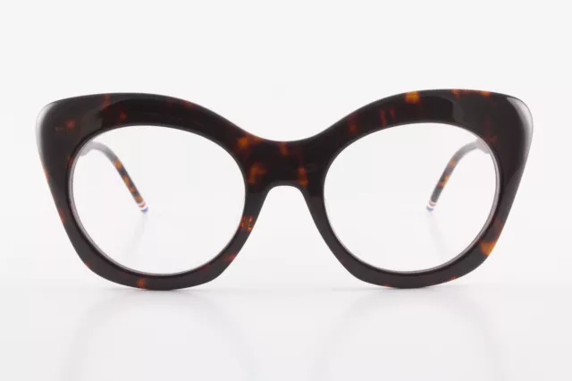 Very Rare Authentic Thom Browne TB-508-A-CO2-52 52mm Dark Tortoise Cat Eye Japan