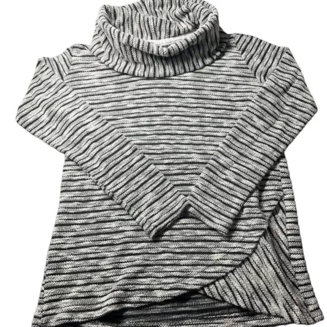 KUHL WOMENS COWL neck turtleneck sweater white gray size small. £50.53 -  PicClick UK