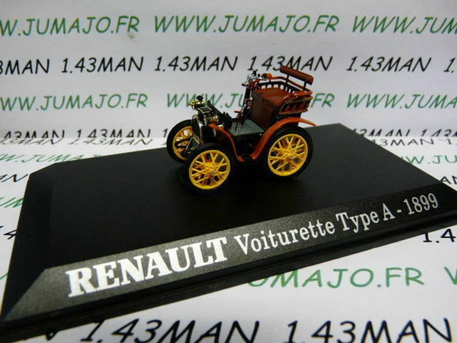 RE19 voiture 1/43 M6 Universal Hobbies : voiturette RENAULT TYPE A 1899