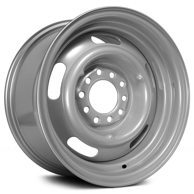 4-Vision 55 Rally 15x6 5x4.5"/5x4.75" +12mm Dark Silver Wheels Rims 15" Inch
