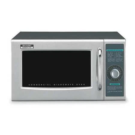 Sharp R21lcfs Stainless Steel Commercial Professional Microwave Oven 0.95 Cu Ft