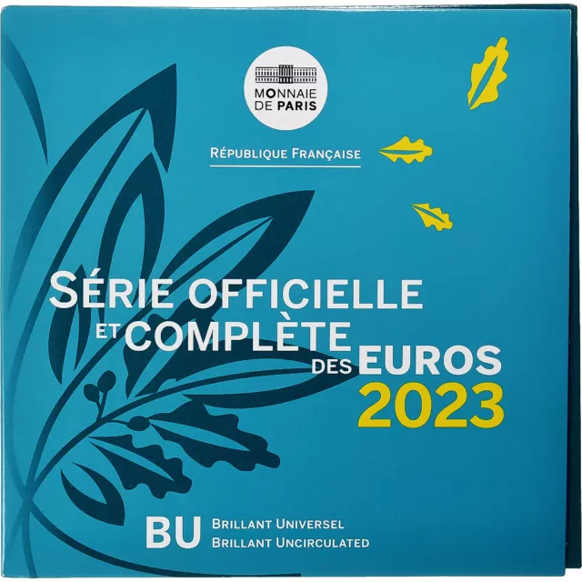 [#1280142] Frankreich, Coffret 1c. à 2€, 2023, Monnaie de Paris, BU, STGL