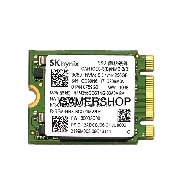 SK HYNIX BC501 256GB NVMe SSD FREE DELIVERY PicClick UK