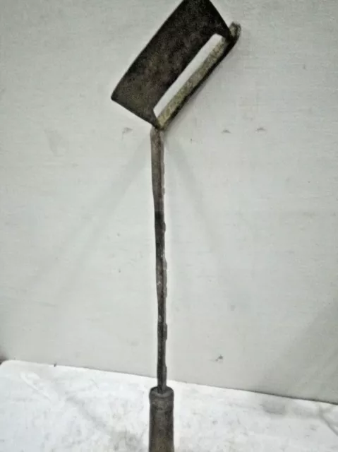 Alt Vintage Indien Alt Eisen Handgeschmiedet Selten Geschnitzte Axt Werkzeug