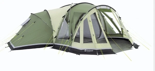 PERFECT TENT FOR large family. Outwell Hartford XL Sleeps 8 in