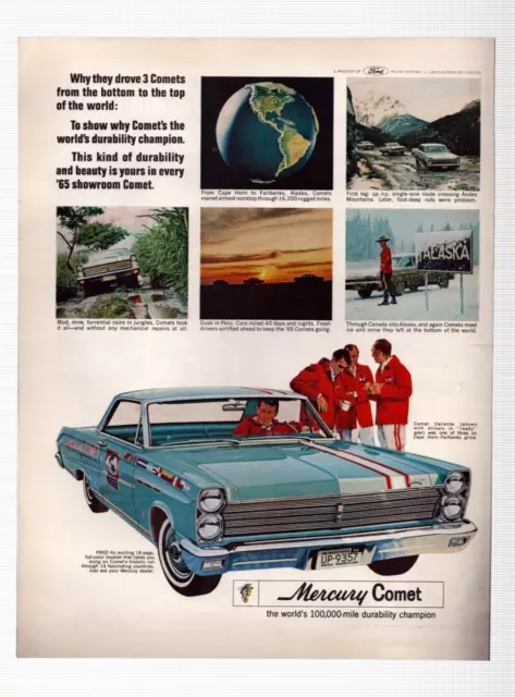 Vintage Print Ad 1963 Ford Mercury Comet Life Magazine