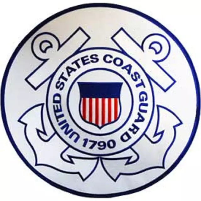 "Us Coast Guard" 12" Center Back Patch