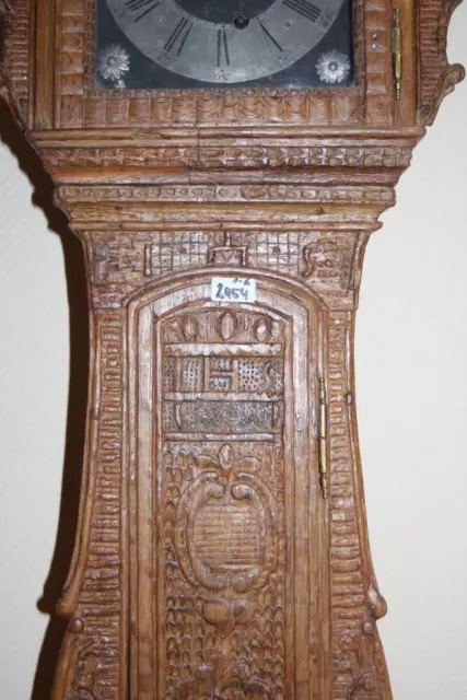 Uhr, Standuhr, alte Renaissance Barock Uhr, Eiche um 1680 süddeutsch * 2454 3