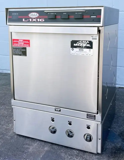CMA (L-1X16) 30 Racks/HR Low Temperature Commercial Undercounter Dishwasher