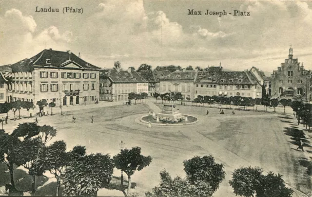 AK Landau ca. 1910 (?) Max Joseph Platz / Speyer Karlsruhe Neustadt