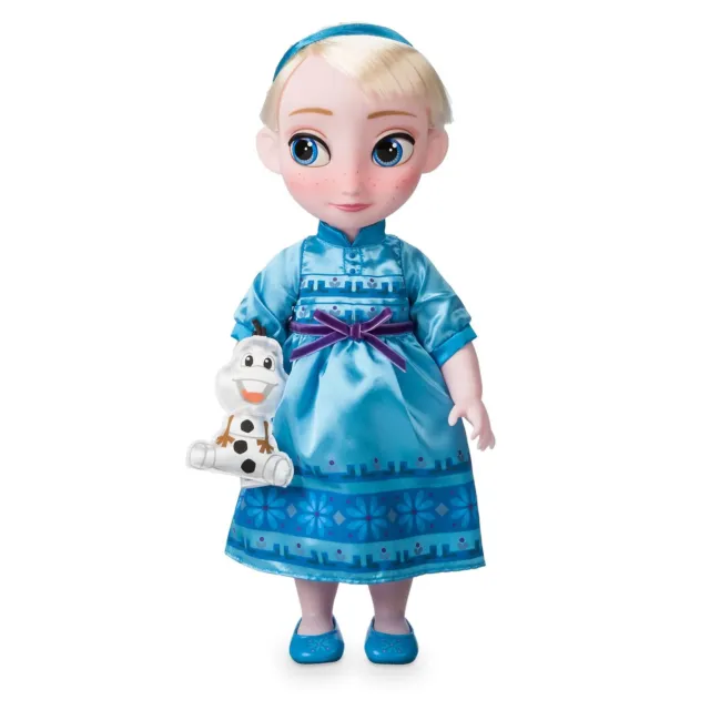 Disney Elsa, Frozen, Princess Animator Doll Toy Figure with Soft Olaf 39cm/15.3"