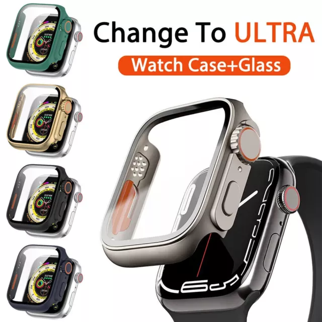 Schutzhülle Wechsel zu Ultra 49MM für Apple Watch Series 8 7 6 5 4 SE Hülle Case