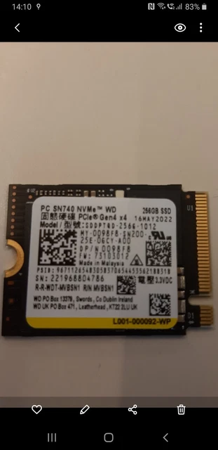 Disco Duro Micron 256gb M.2 Nvme 2280 Ssd | Cuotas sin interés Disco Duro Micron 256gb M.2 Nvme 2280 Ssd | Cuotas sin interés