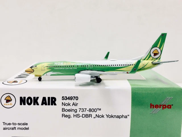 Boeing 737-800 Nok Air (Numero Registrazione Hs-Dbp - Petchnaamngern) Blu 1:500 4013150534888