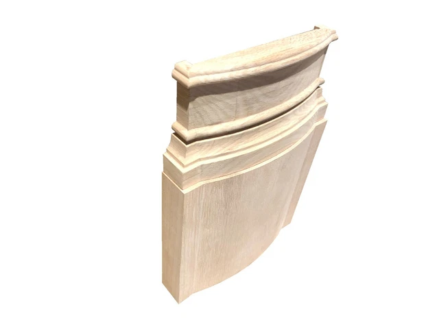 Colonial Solid Hardwood Molding Base Plinth Blocks 3
