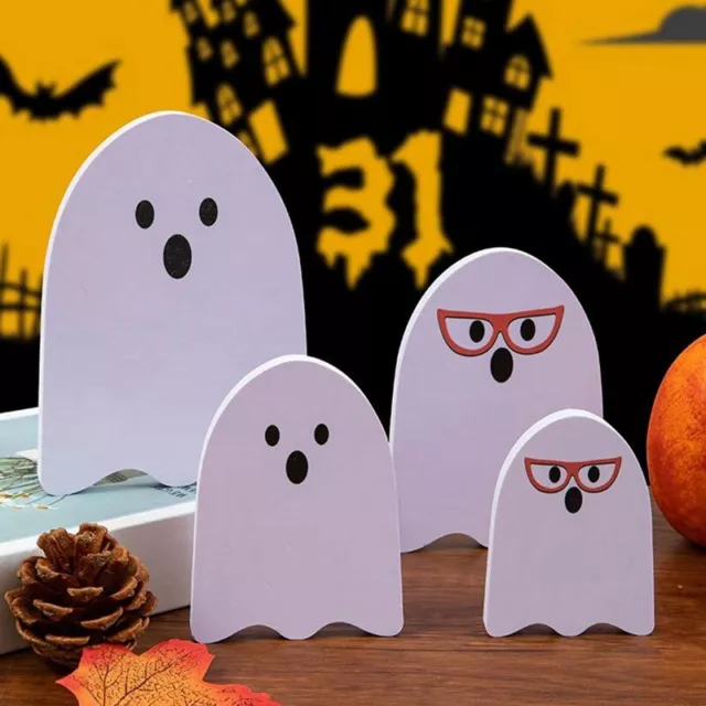 4 PCS Halloween Ghosts Cute Ghosts Fit for Centerpiece Tiered Tray Home3101