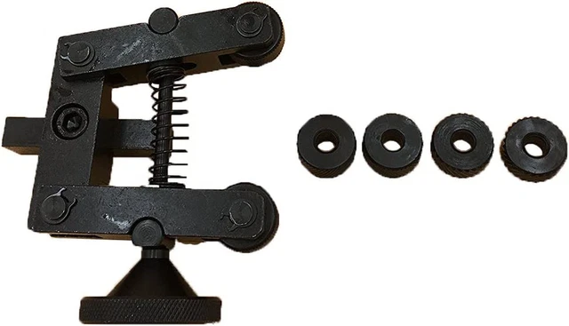 KNURLING TOOL Holder-Adjustable-Spring-With 6Pcs Wheel