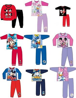 Boys Girls Mickey Mouse Minnie Mouse Donald Daisy Duck Pyjama set Age 1-5 Years