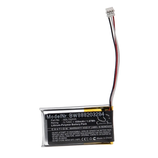 Batteria 450mAh per Flir One Pro, SDL702035, One Pro LT, 435-0012