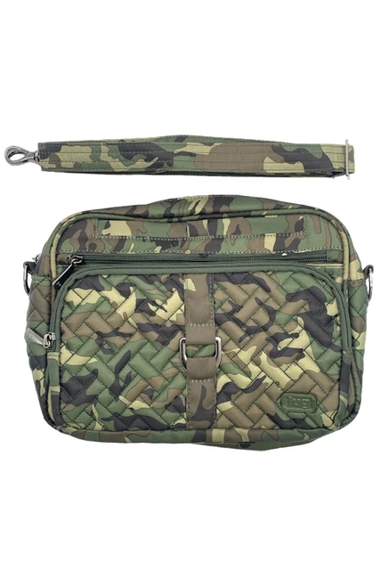 Lug Convertible RFID Crossbody Carousel XL Camo Green