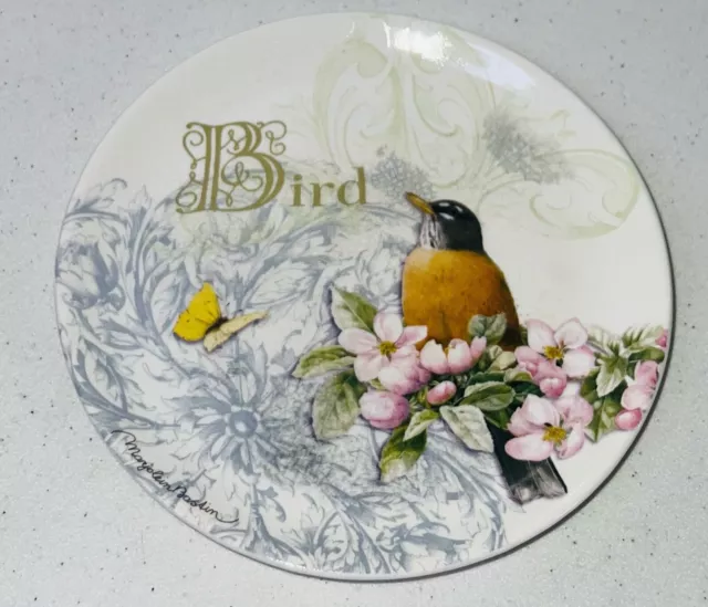 Marjolein Bastin Natures Journey ROBIN 7” Dessert Plate Rare