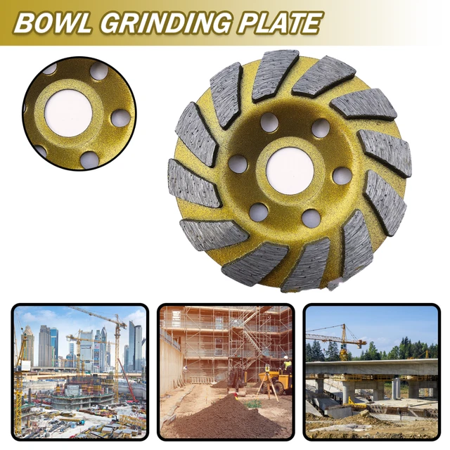 12 Teeth Diamond Grinding Disc Concrete Stone Grinding Wheel 100 Angle B