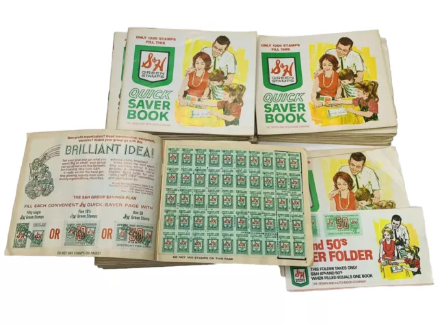 S&H Green Stamps Saver Book, 1961, Unused