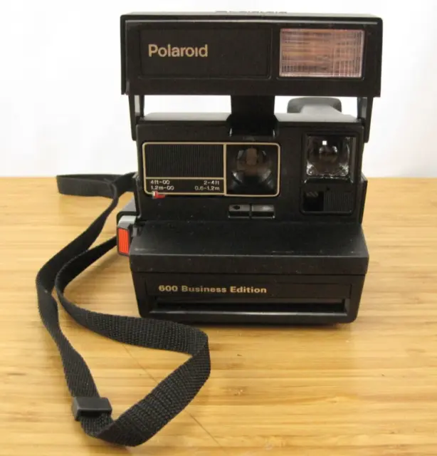 Película De Cámara Instantánea Polaroid 600 Edición Empresarial Probada Funciona Excelente Estado.