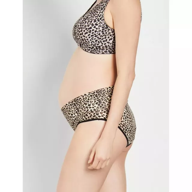 Motherhood Maternity Womens Size LARGE Fold-Over Panties NWT Lot 2 Pair Leopard