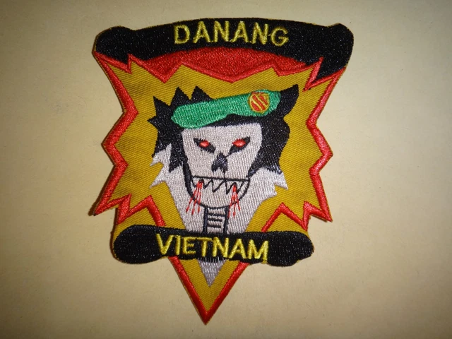 US 5TH SPECIAL Forces Group MACV-SOG at DA NANG Vietnam War Patch £10. ...