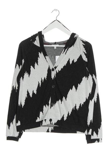 Felpa con cappuccio Street One donna taglia DE 36 look casual nero-grigio chiaro