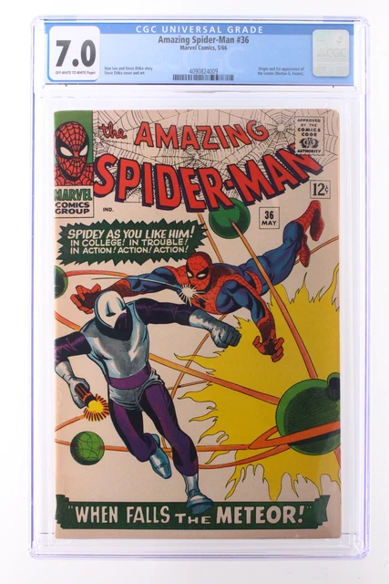Amazing Spider-Man #36 - Marvel 1966 CGC 7.0 Origin and 1st Appearance of the Lo
