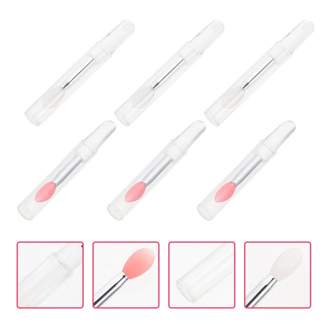 6PCS Creative Make -up Lippenstift Pinselkosmetik -Lidschatten -Applikator für