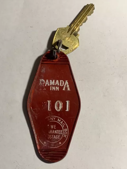 Ramada Inn Motel Hotel Room Key Fob with Key #401