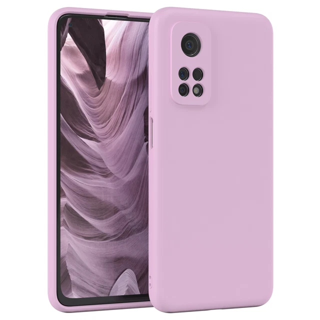 Für Xiaomi Mi 10T 5G / 10T Pro 5G Handyhülle Silikon Back Cover Schutz Case Lila