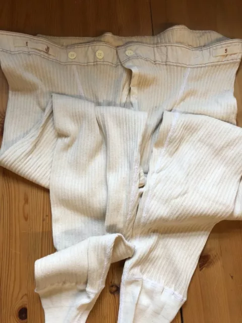 TRADITIONAL LONG JOHNS with Yoke/button front and Brace Tapes £56.49 -  PicClick UK