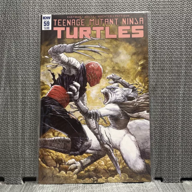 TEENAGE MUTANT NINJA TURTLES 59 1st App JENNIKA Cover DEATH of SPLINTER 2016 IDW