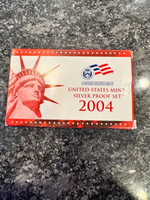 2004 United States Mint Silver 11 Coin Proof Set COA