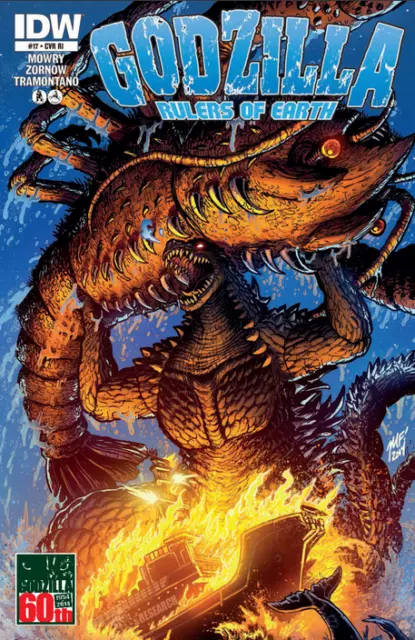 Godzilla Rulers of Earth #17  RI 1:10 Variant 1st Print NM Comics IDW 2014