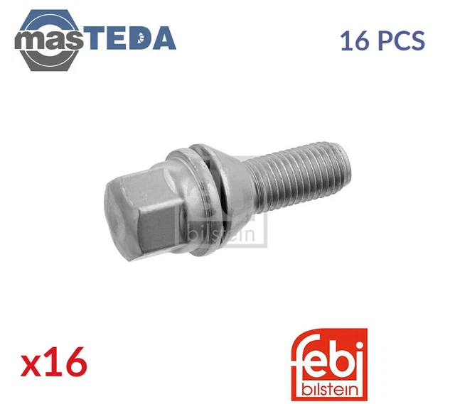 27756 WHEEL BOLT Nut Set Kit Febi Bilstein 16Pcs For Renault Megane Ii
