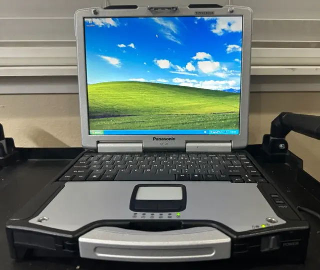 Panasonic Toughbook Rugged CF-29 1.6ghz Win XP Pro WiFi DVD Serial Laptop NICE