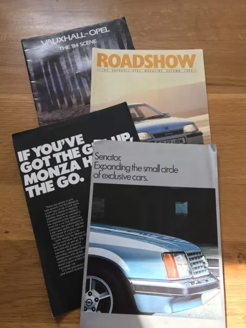 Brochures Joblot Of Vauxhall/Opel Années 1980 Cavalier/Senator/Astra/Monza/Gte