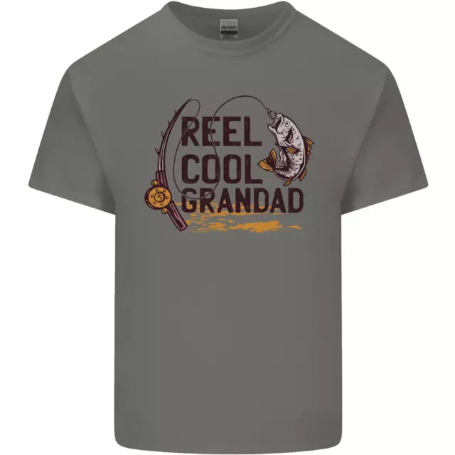 T-shirt da uomo cotone Reel Cool Grandad Funny Fisherman 5