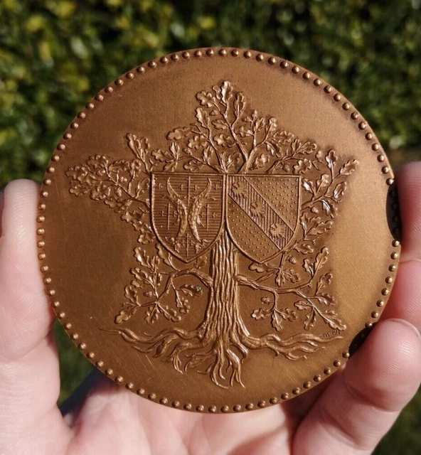 MÉDAILLE BRONZE CENTENAIRE COMPAGNIE GÉNÉRALE TRANSATLANTIQUE Marcel
