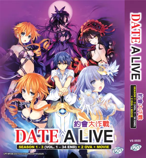 ANIME DVD Date A Live Season 1-4 (1-46End+2 OVA+3 Movie) ENGLISH DUBBED