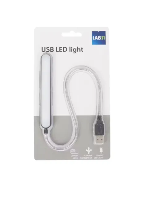 Lampe USB en Silicone Pour PC Portable Lumière Flexible Pliable 6 LED  Puissant