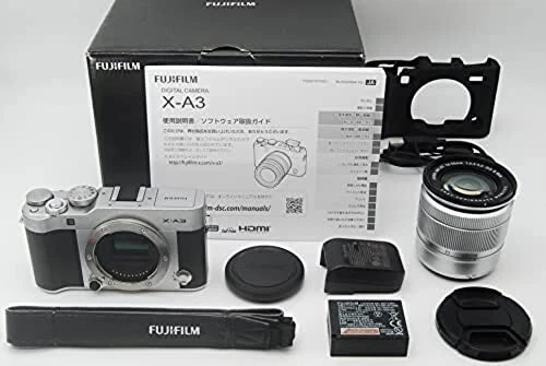 Fujifilm X-A3 24.2 MP Mirrorless Camera with XC 16-50mm OIS II Lens From Japan